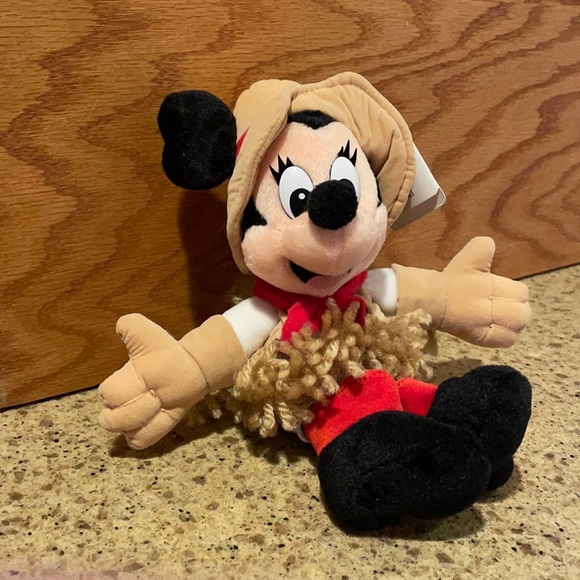 Original NWT Disney Frontierland Minnie beanie plush - Picture 2 of 6
